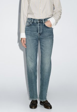 STRAIGHT-LEG HIGH-WAIST - Džíny Straight Fit - royal blue