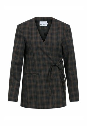 Object, BLAZER TIE BELT - Manteau court - carafe