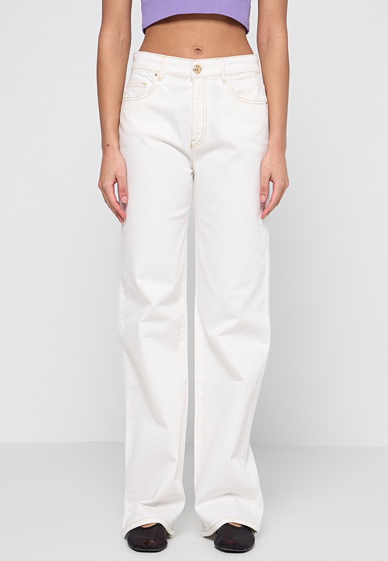 CHIARA FERRAGNI Straight leg jeans wit CHIARA FERRAGNI Straight leg jeans wit