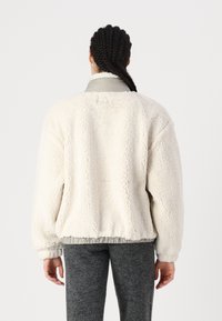 BDG Urban Outfitters OLIVE BOXY  - Flisinė striukė - ecru