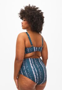 Zizzi EXTRA HIGH-WAISTED WITH PRINT - Spodnji deli kopalk - tie dye aop