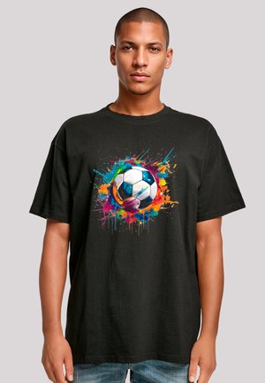 FUSSBALL GRAFIK - T-Shirt print - schwarz