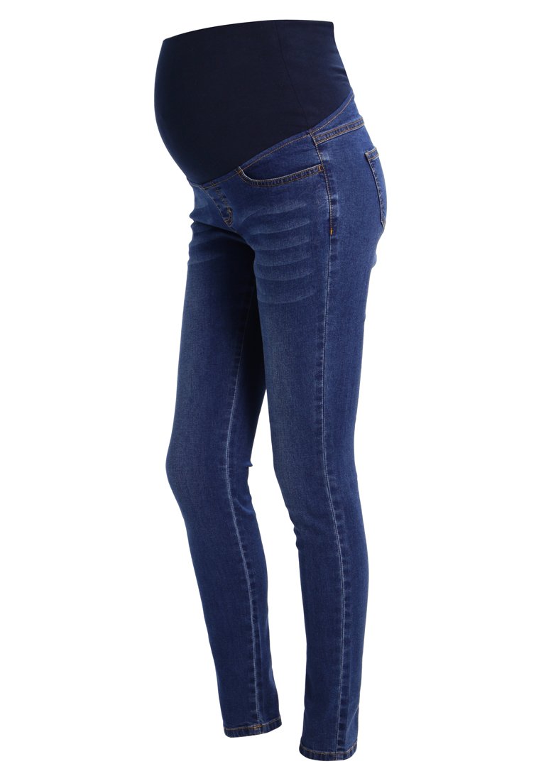 Spring Maternity Jeans Skinny Fit donkerblauw denim
