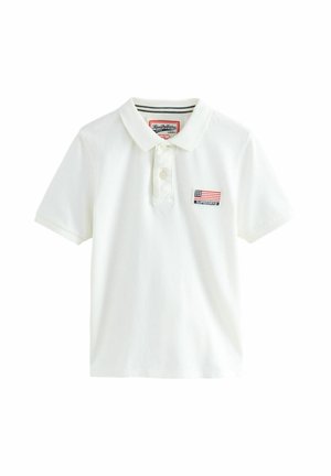 REGULAR FIT - CLASSIC FLAG - Piké - white