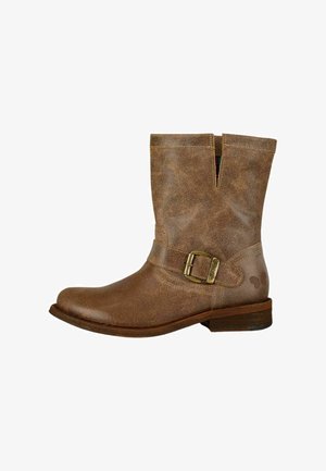 Felmini, Bottines de cowboy / motard - camel