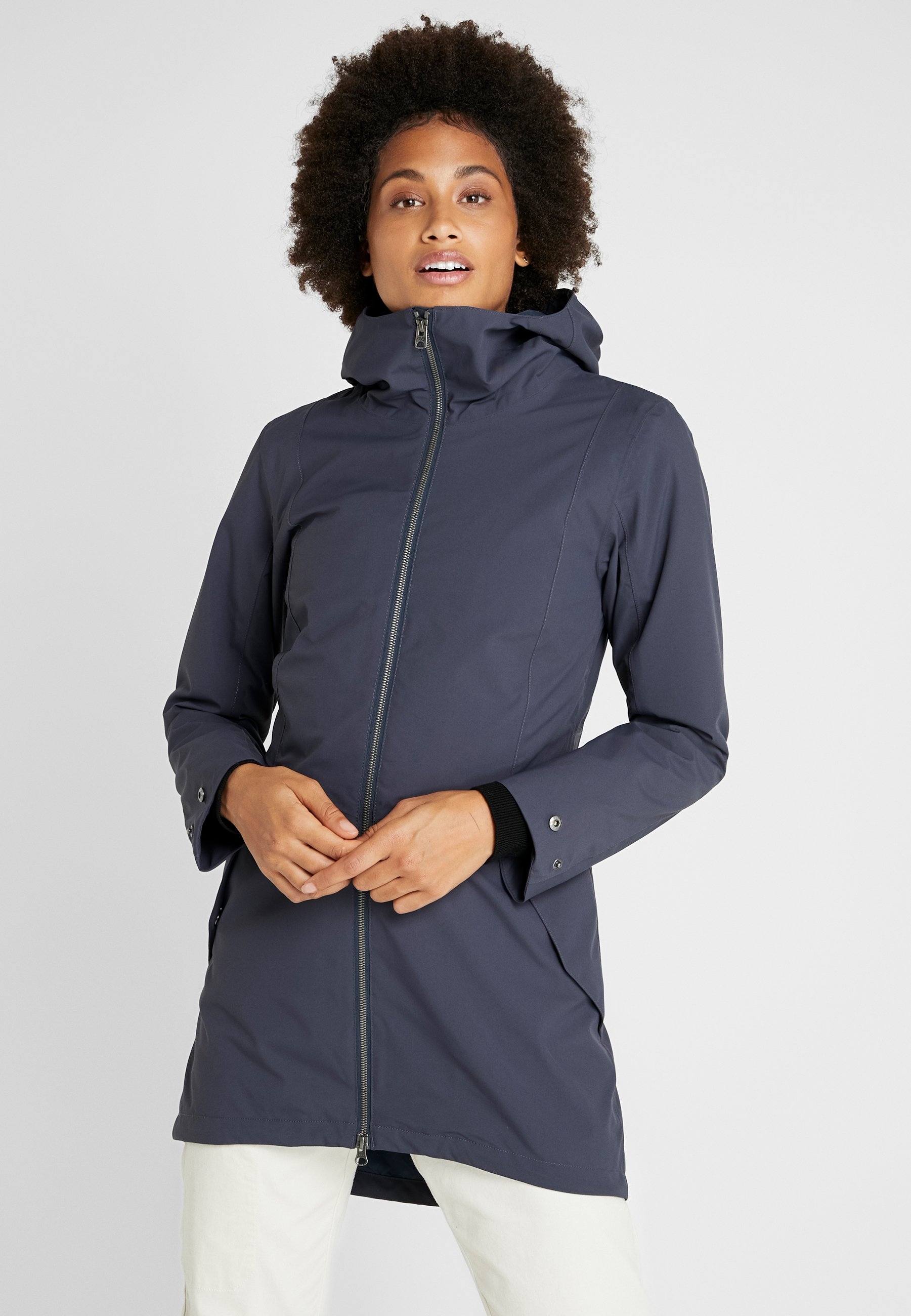 Didriksons Folka Womens Parka 4mittellanger Regenmantel für Damen Didriksons Folka Womens Parka 4mittellanger Regenmantel für Damen