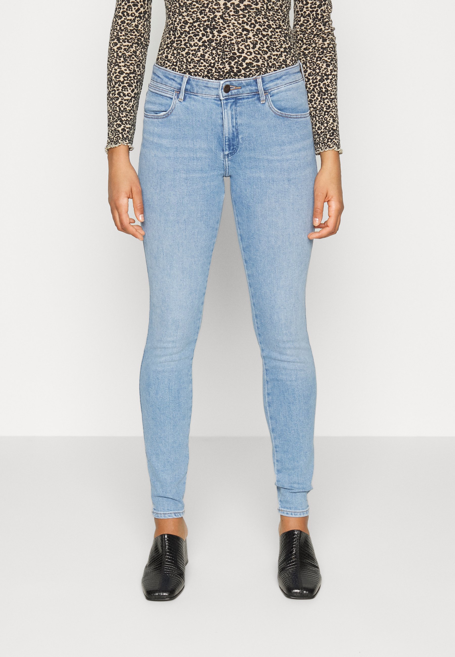 Wrangler Jeans Skinny Fit - in the clouds/Lichtblauw - Zalando.nl