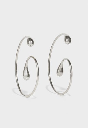 HUGO KREIT PISTIL MEGA HOOP - Ohrringe - silver-coloured