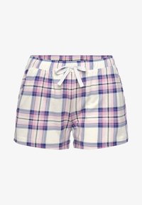 Non sélectionné, hellblau rosa kariert