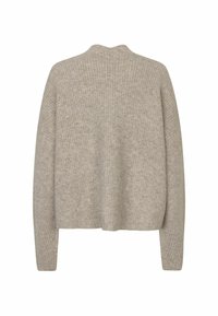 mbyM AXANE-M - Strickjacke - light taupe melange