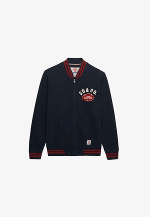 Superdry & Co, SUPERDRY VINTAGE ATHLETIC BOMBER TRACK TOP.. - Bomberjacks - eclipse navy