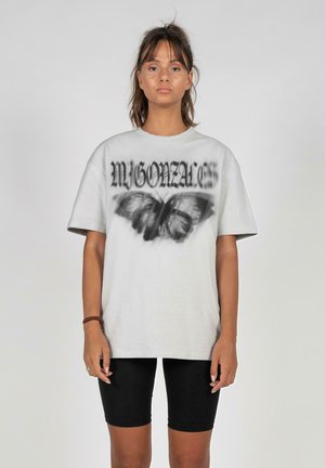HEAVY-ILLUSION - Print T-shirt - lightasphalt