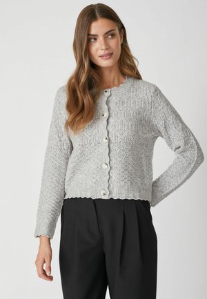 POINTELLECC - Cardigan - pale grey
