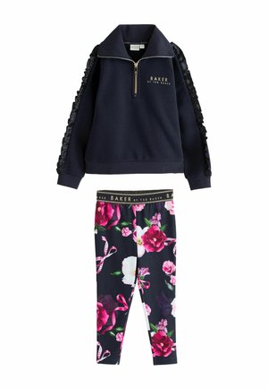 REGULAR FIT - 2 PIECE DETAIL SET   - Mikina - navy