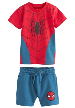T-SHIRT AND SHORTS LICENSE SET - Shorts - spider man red blue