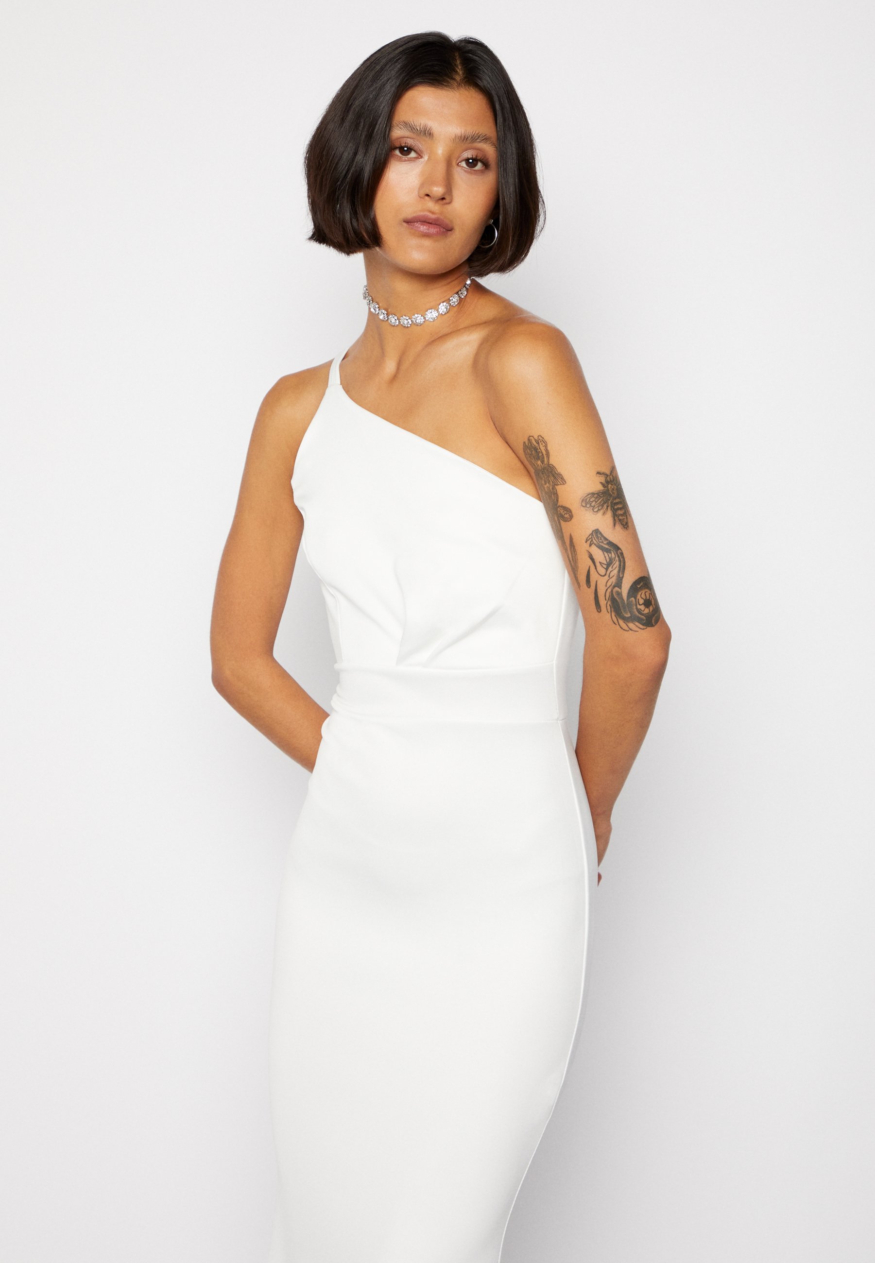WAL G. MIMI ONE SHOULDER MAXI DRESS 