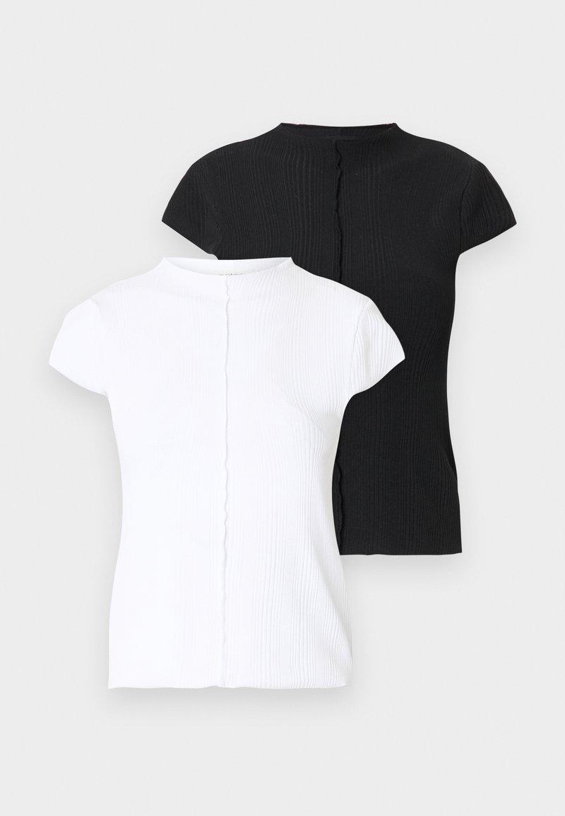 Even&Odd T-shirt basic zwart