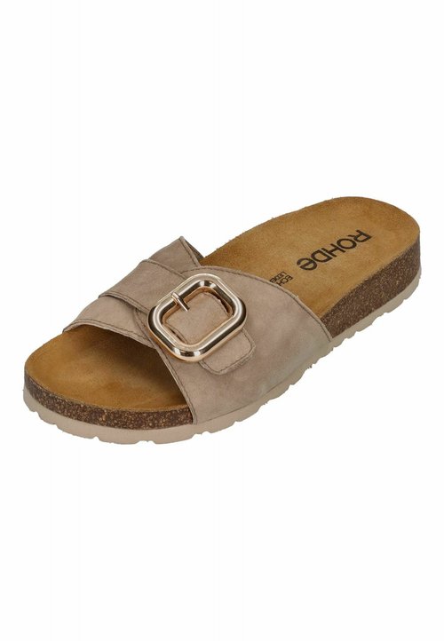 Rohde ELBA Pantolette flach olive/oliv Zalando