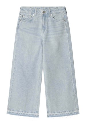 UNDONE - Jean flare - light blue rigid denim