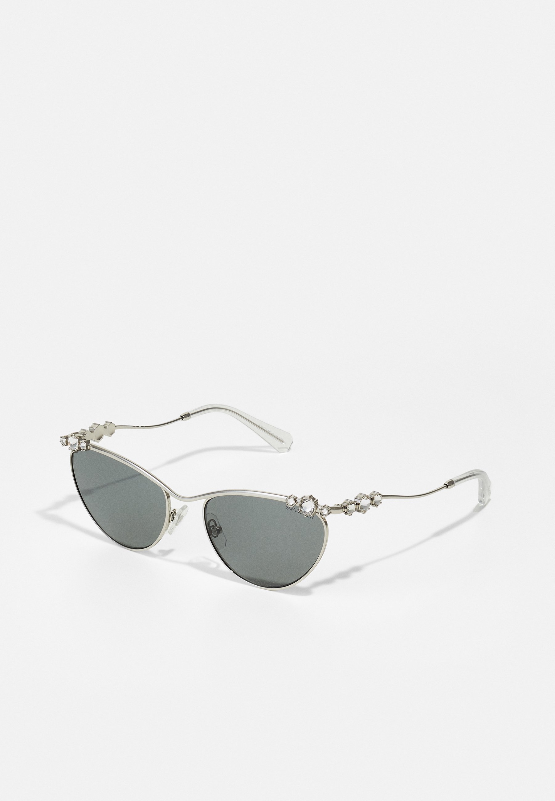 Jimmy Choo Silver Crystal Cat-Eye Sunglasses with Gradient Lenses Giava | Crystal Glitter Square Sunglasses | JIMMY CHOO main image 2