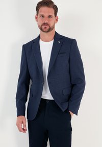 Buratti - SLIM FIT - Blazer jacket - dark navy blue Thumbnail Image 1