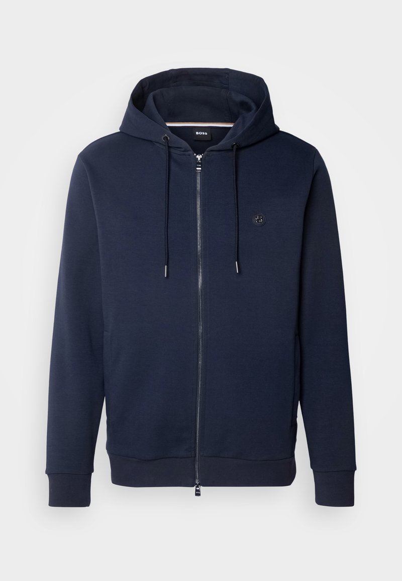 Boss Sweater met rits donkerblauw Boss Sweater met rits donkerblauw