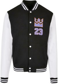 Mister Tee - HAILE THE KING - Bomber stiliaus striukė - blk wht Miniatiūros vaizdas 1