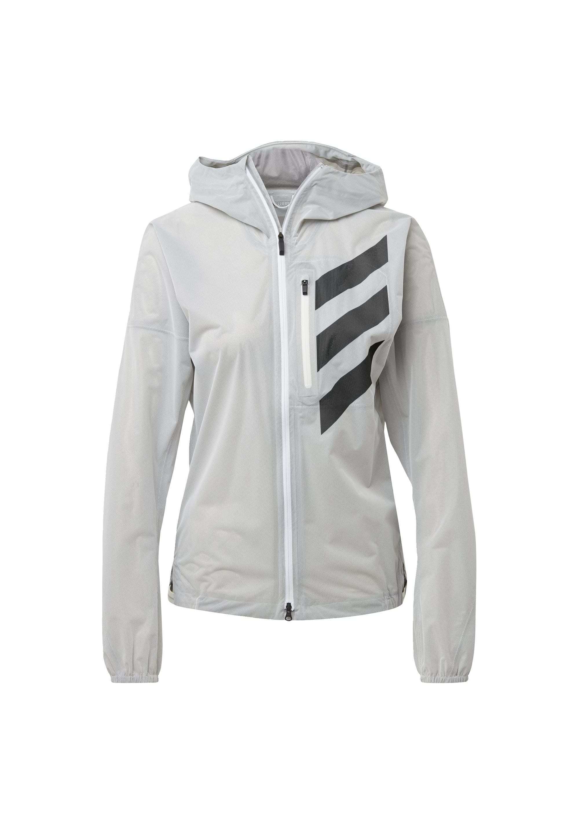 white athletic jacket