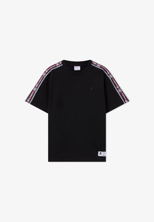 Champion, CHAMPION SS TEE C-TAPE - T-Shirt print - black and red