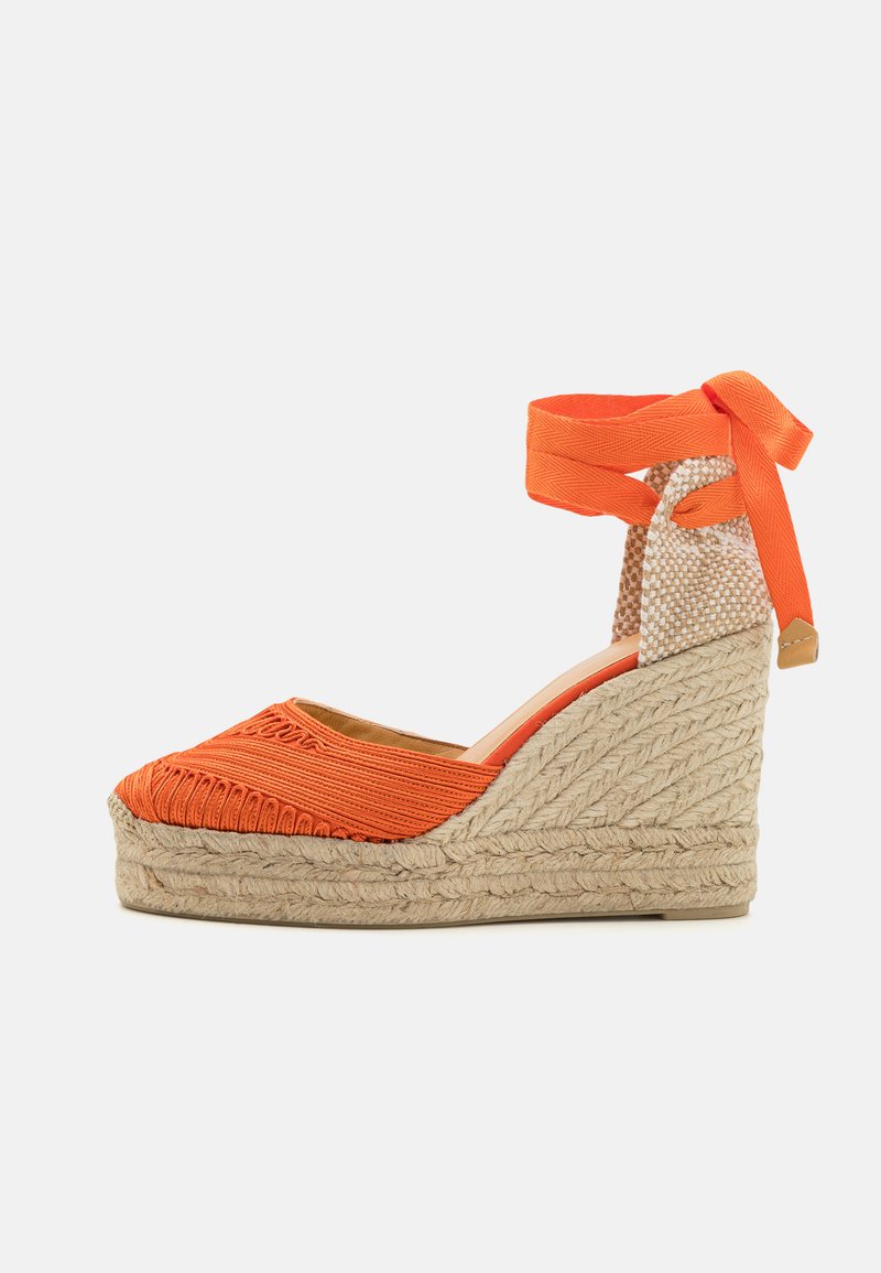 Castañer CARINA - Platåsandaler - naranja