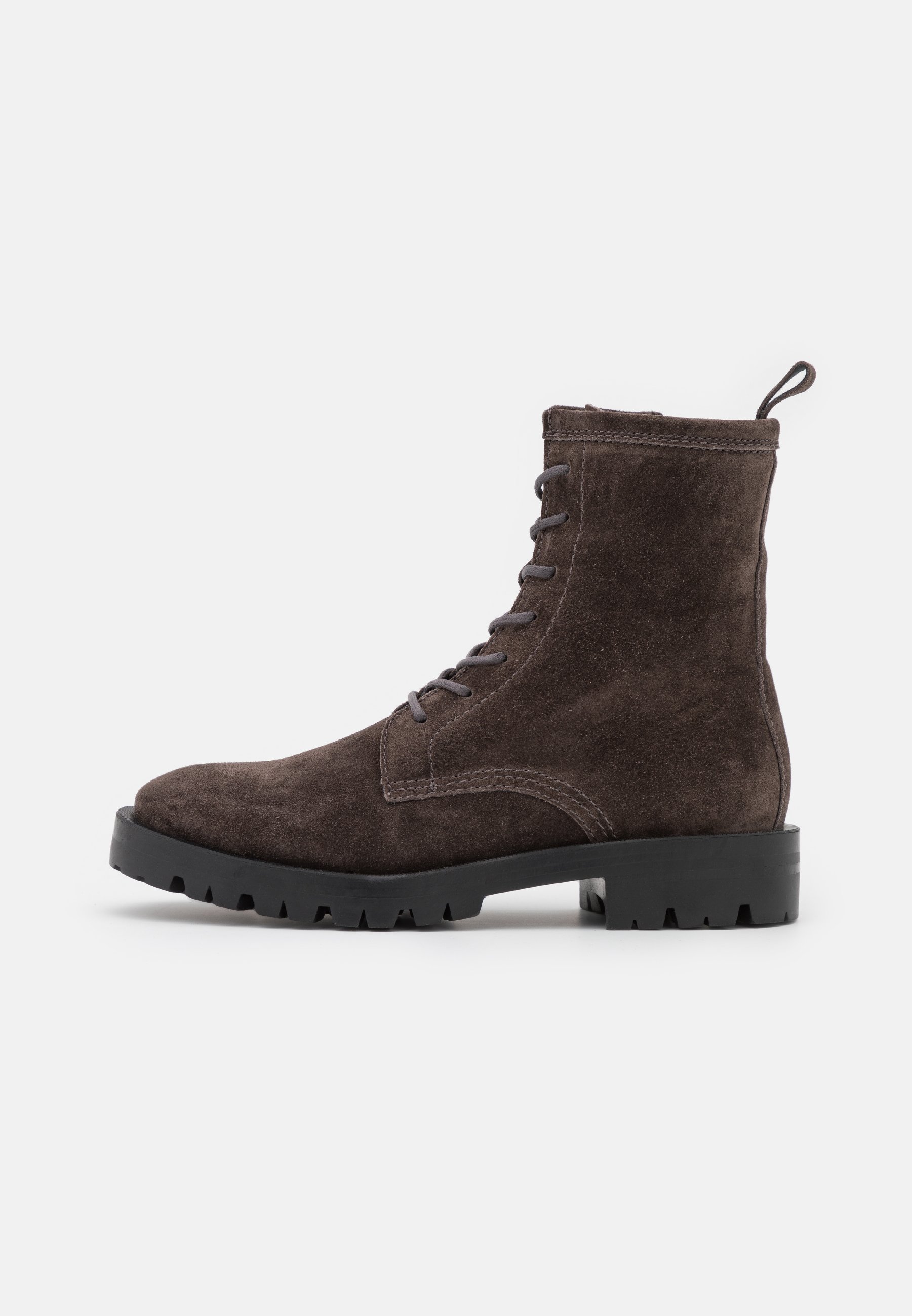 Alpe MILITARE - Botines con cordones - iman/negro - Zalando.es
