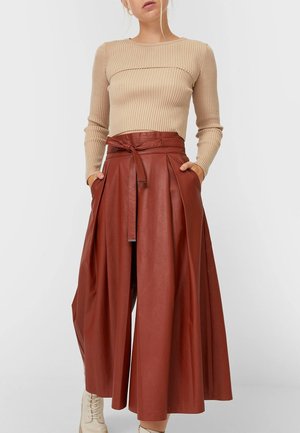Stradivarius Pantalon classique - camel