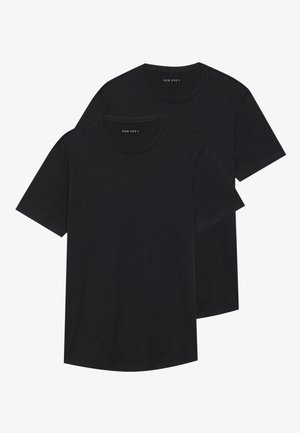 2 PACK - Tricou basic - 2x true black