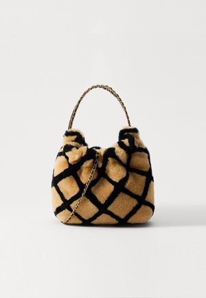 Tory Burch FLEMING MINI HOBO - Sac à main - toffee