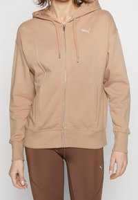 Puma Tröja med dragkedja - beige