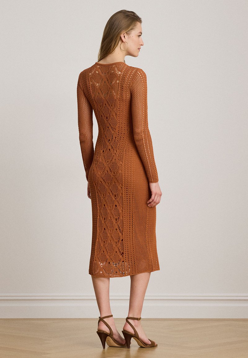lauren ralph lauren pointelle knit dress POINTELLE-KNIT SHEATH - Jumper dress Category_Trending