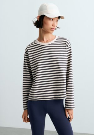 OYSHO, Long sleeved top - charcoal grey