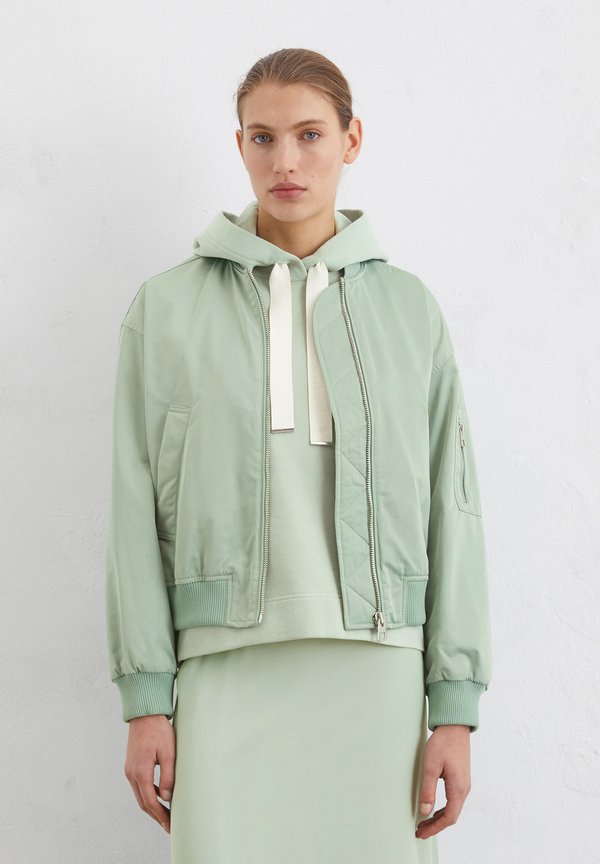 BLOUSON ZIPPER POCKET ON SLEEVE - Bomber Jacket - dusty mint