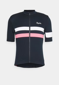 MENS BREVET - Maglia da ciclista - dark navy/high-vis pink/white