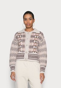 Gestuz MISOL CARDIGAN - Casaco de malha - moonbeam multi