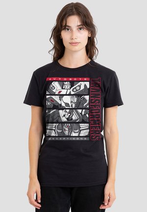 Print T-shirt - black