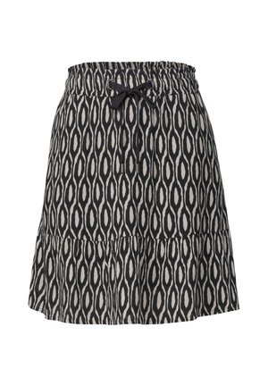 Street One, KNEE-LENGTH SKIRT WITH PRINT AND VOLANT - Gonna a campana - clay sand