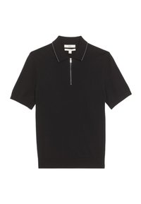 ZIP UP - Polo - black