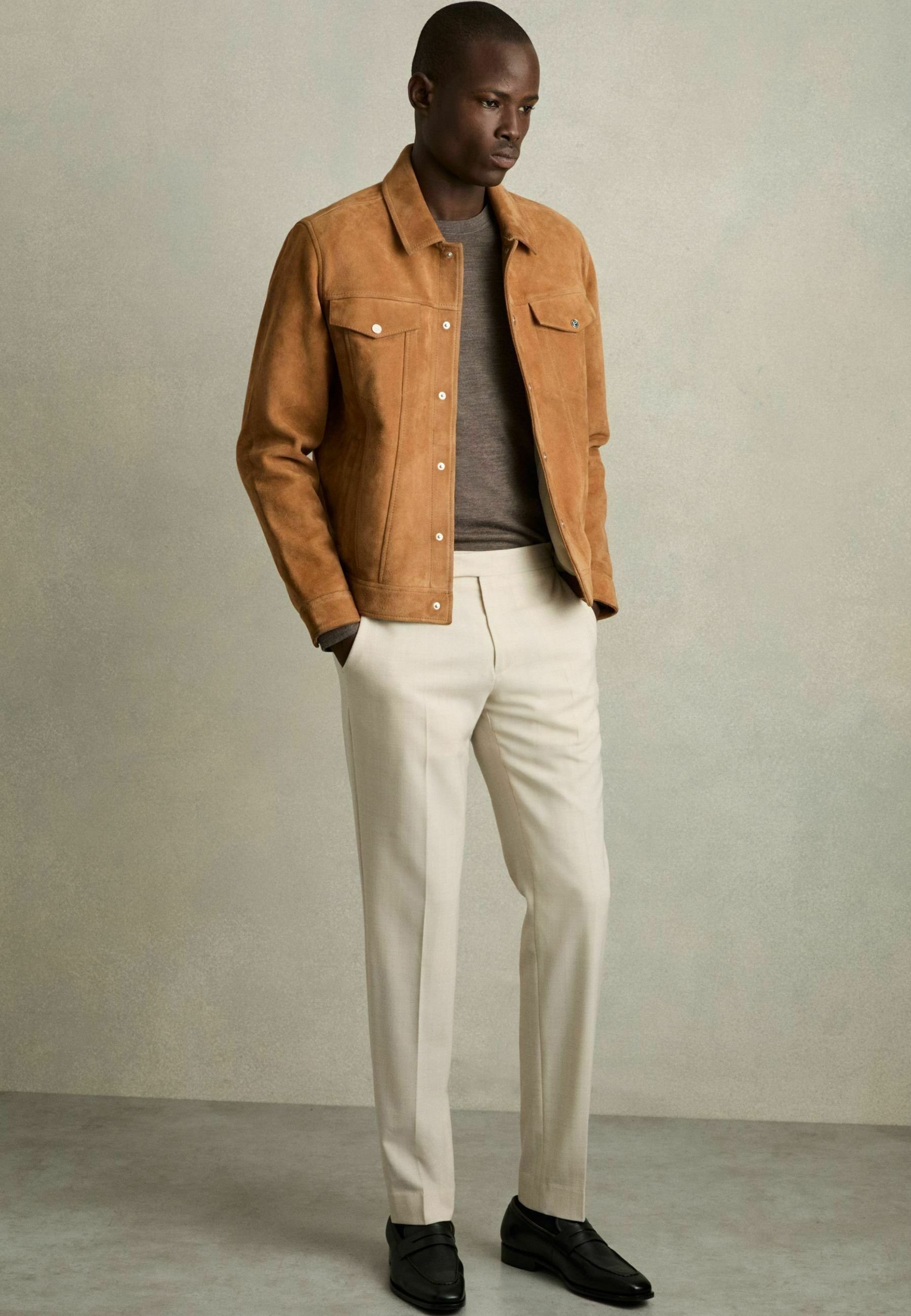 REISS 本革 スエード ジャケットUKブランド REISS 本革 スエード ジャケットUKブランド REISS 本革 スエード