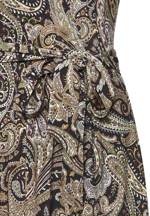 LASCANA, LASCANA MAXIKLEID - Maxikleid - schwarz-orange bedruckt