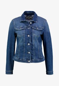 Niet geselecteerd, used dark stone blue denim