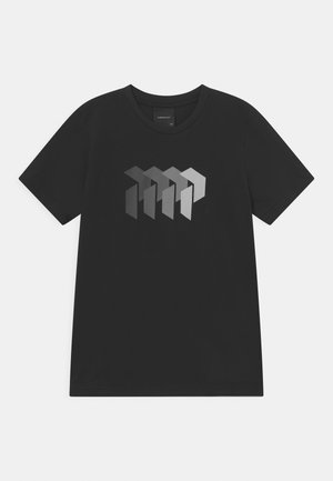 JR GROUND TEE UNISEX - Print T-shirt - black
