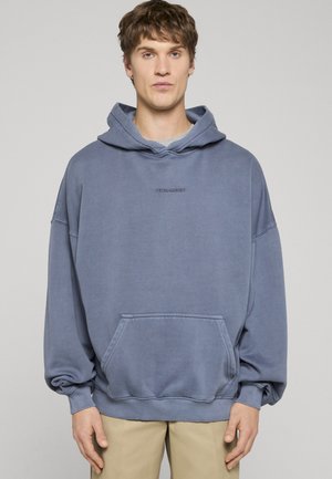 LOGO BOXY - Felpa con cappuccio - vintage shadow blue