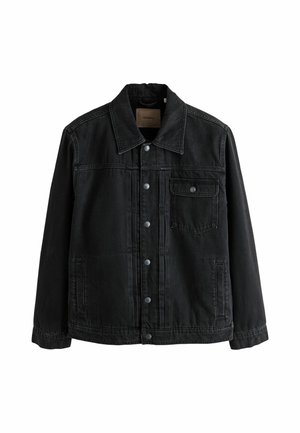 Next, DENIM BORG LINED JACKET - Denim jacket - black