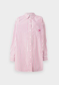 MINI SHIRT DRESS - Abito a camicia - ecru/pink